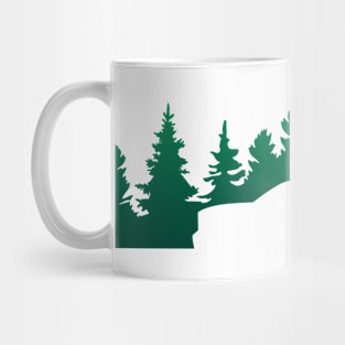 Pickup truck in the forest Mug